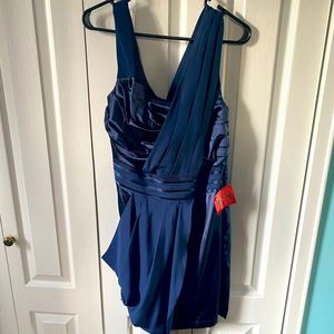 ASOS navy blue cocktail dress (new never worn)- size 12
